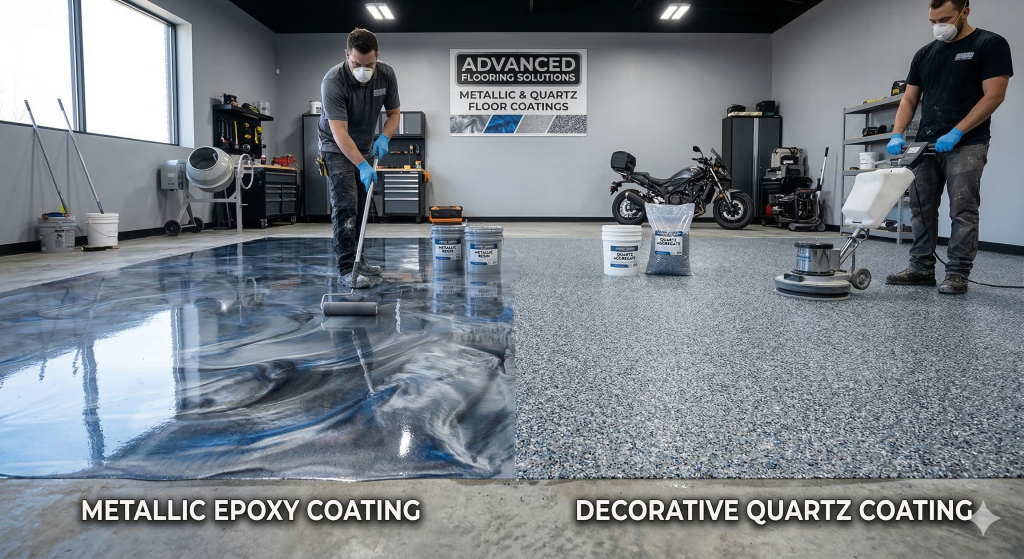 Metallic & Quartz Floor Coatings: High-Performance Decorative Flooring Systems 1 Metallic & Quartz Floor Coatings 2